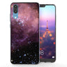 Huawei P20 Purple & Black Constellation TPU Gel Case