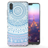 Huawei P20 Mandala TPU Gel Case - White