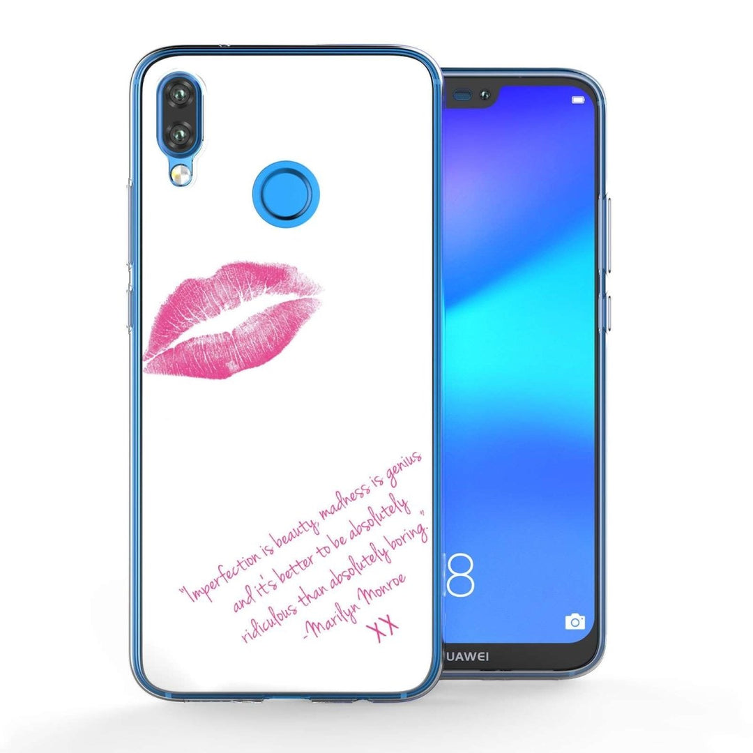 Huawei P20 Lite Marilyn Monroe Quote TPU Gel Case - Mobile Madhouse