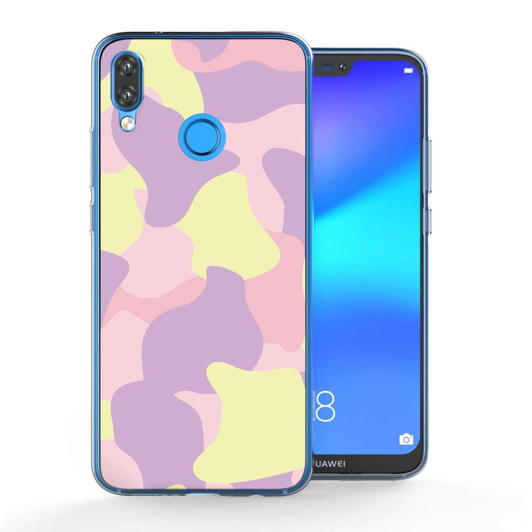 Huawei P20 Lite Pink Camouflage TPU Gel Case - Mobile Madhouse