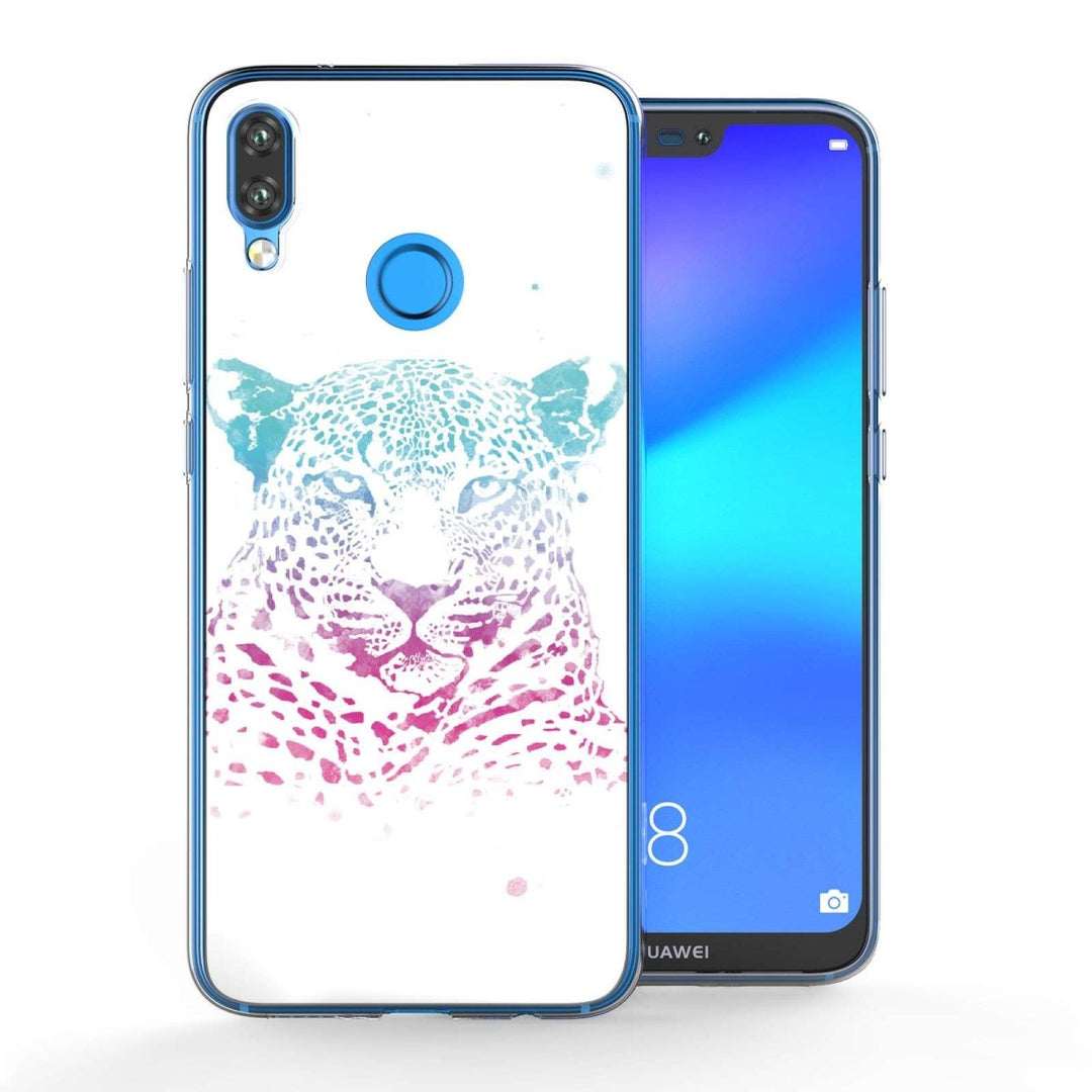 Huawei P20 Lite Leopard Splash TPU Gel Case - Mobile Madhouse