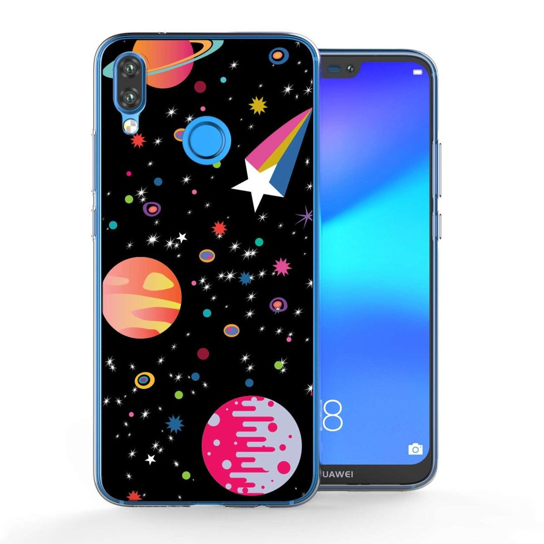 Huawei P20 Lite Space Pattern TPU Gel Case - Mobile Madhouse