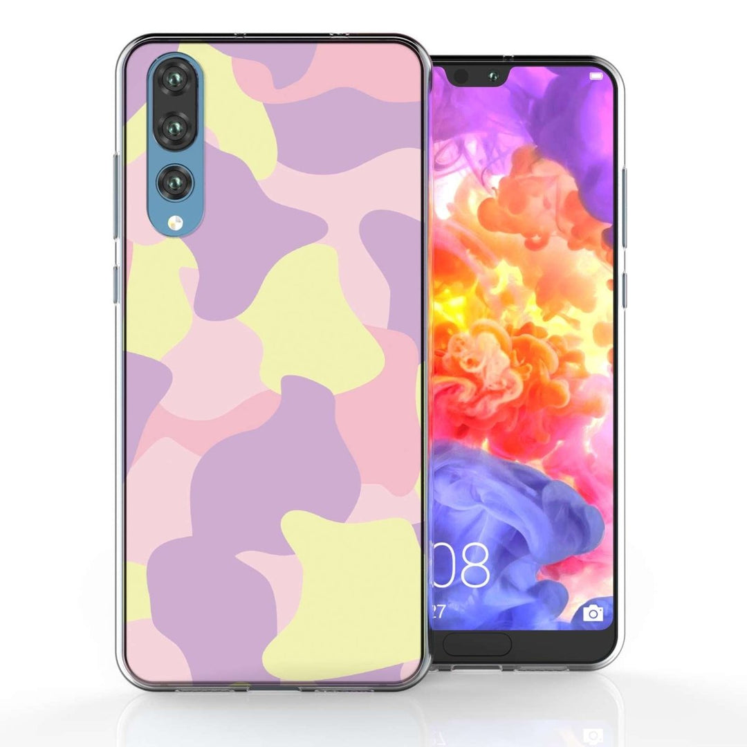 Huawei P20 Pro Pink Camouflage TPU Gel Case - Mobile Madhouse