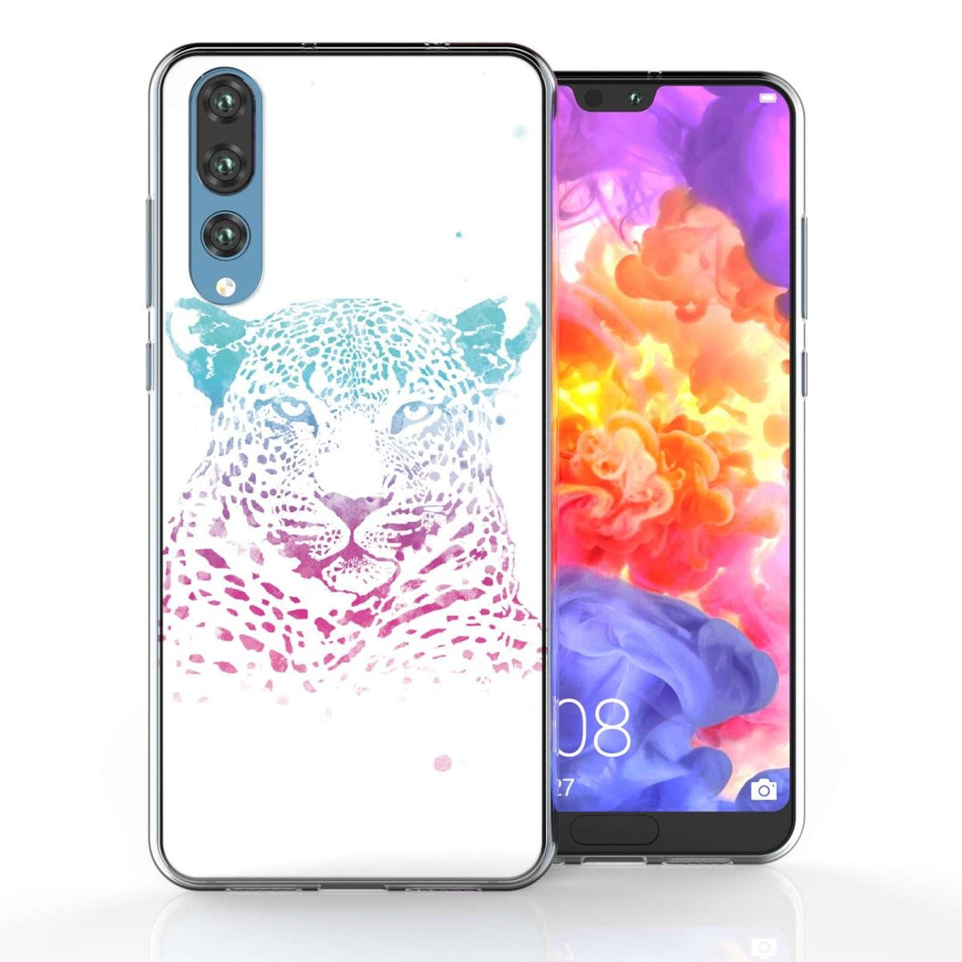 Huawei P20 Pro Leopard Splash TPU Gel Case - Mobile Madhouse