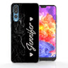 Huawei P20 Pro Black Marble Personalised TPU Gel Case
