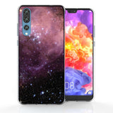 Huawei P20 Pro Purple & Black Constellation TPU Gel Case - Mobile Madhouse