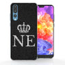 Huawei P20 Pro Black Crown Personalised TPU Gel Case