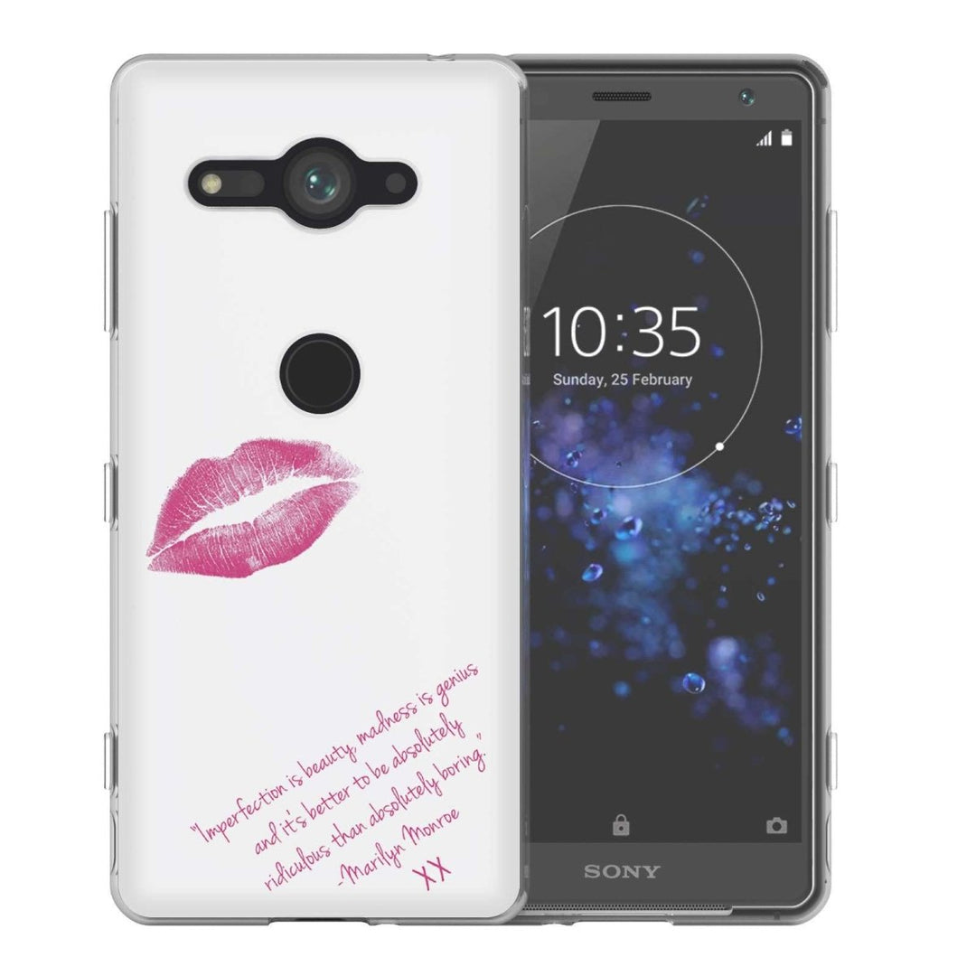 Sony Xperia XZ2 Compact Marilyn Monroe Quote TPU Gel Case - Mobile Madhouse