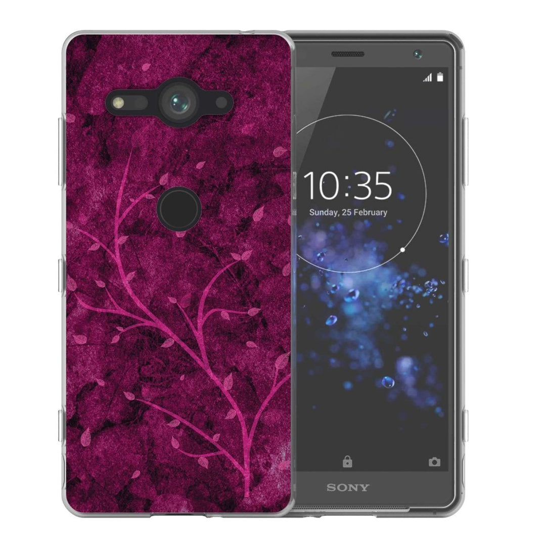 Sony Xperia XZ2 Compact Pink Tree TPU Gel Case - Mobile Madhouse