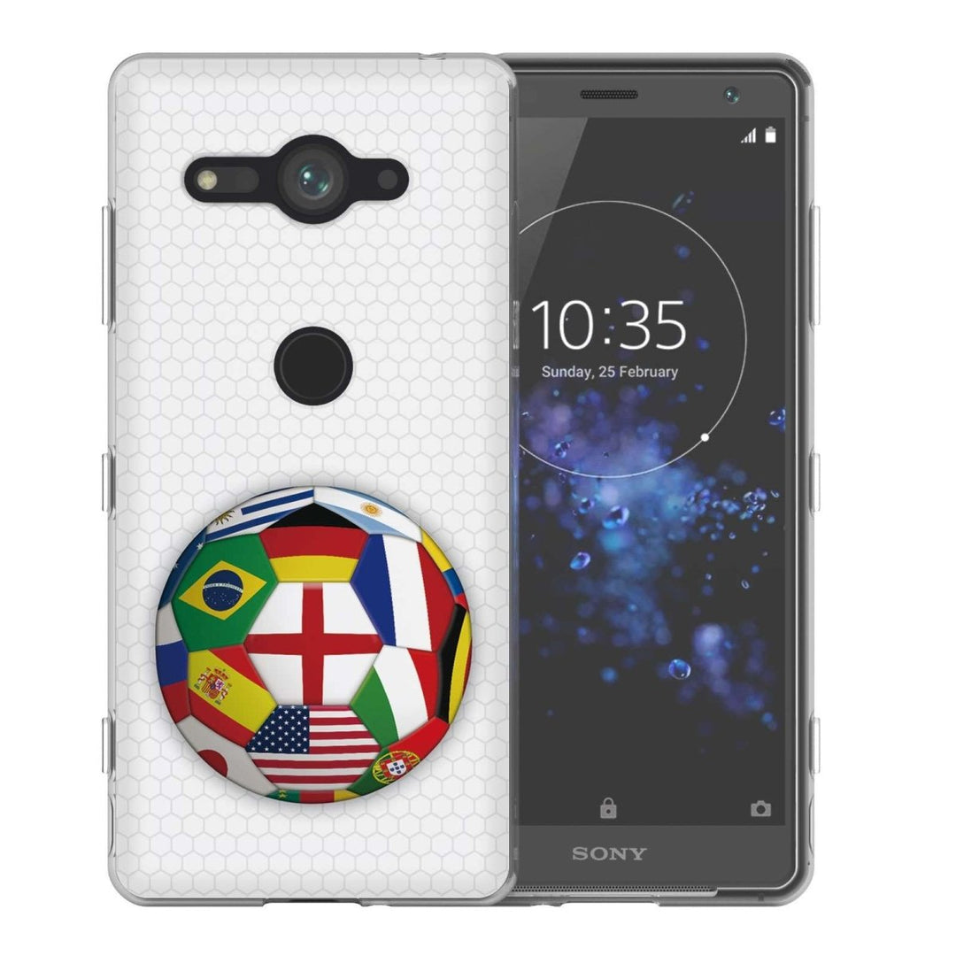 Sony Xperia XZ2 Compact Flags World Cup TPU Gel Case - Mobile Madhouse