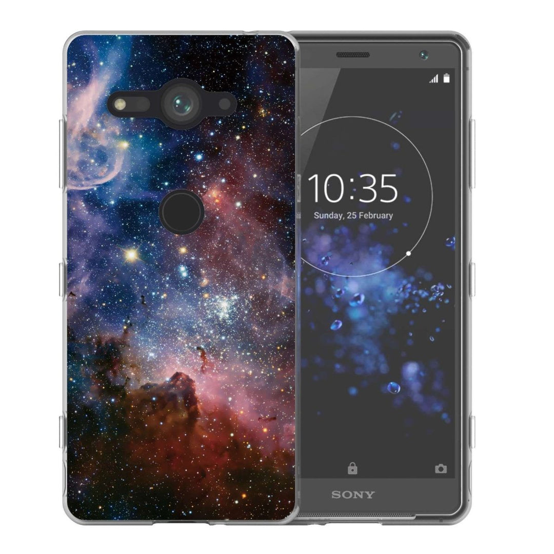 Sony Xperia XZ2 Compact Blue Constellation TPU Gel Case - Mobile Madhouse