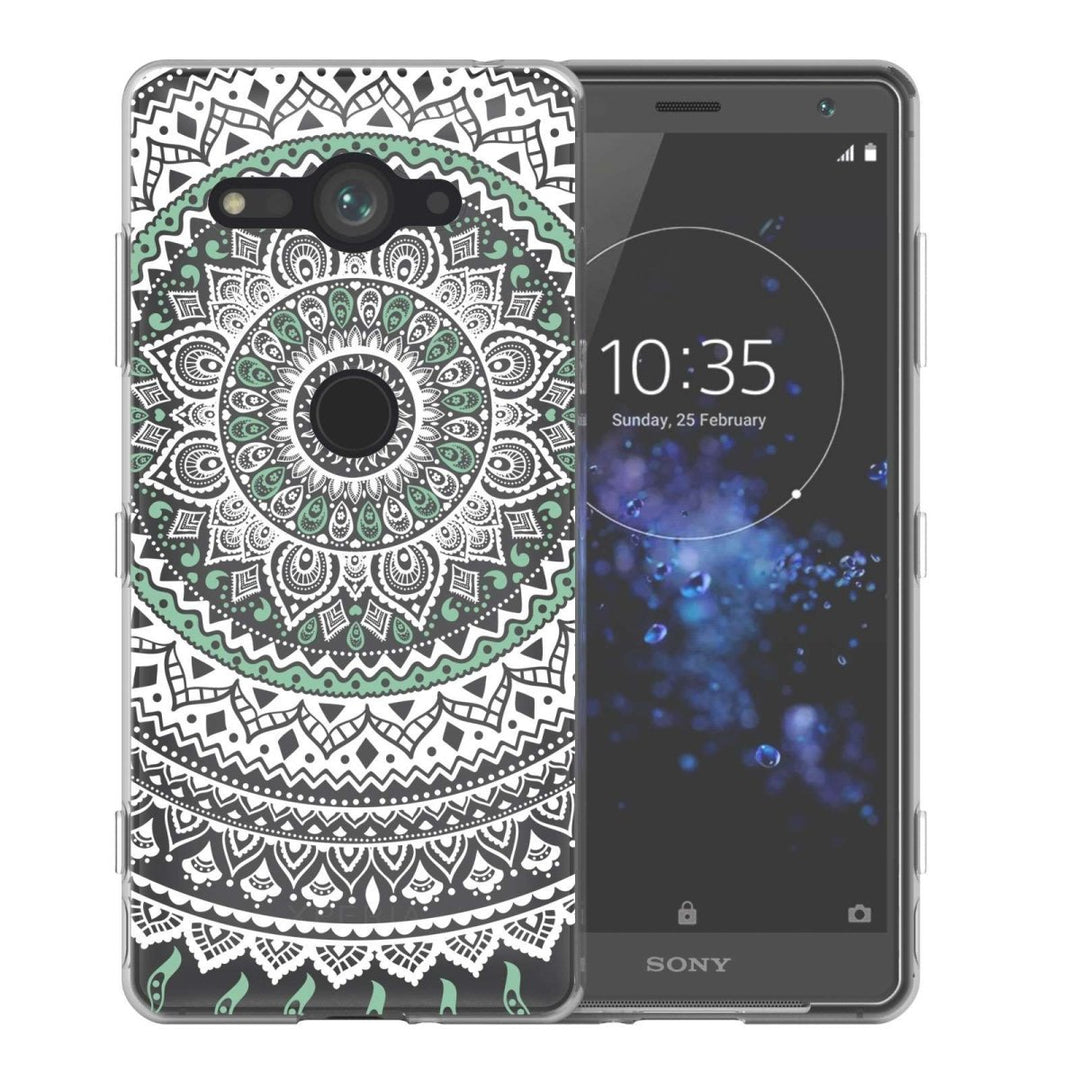 Sony Xperia XZ2 Compact Mandala TPU Gel Case - Mint Green - Mobile Madhouse