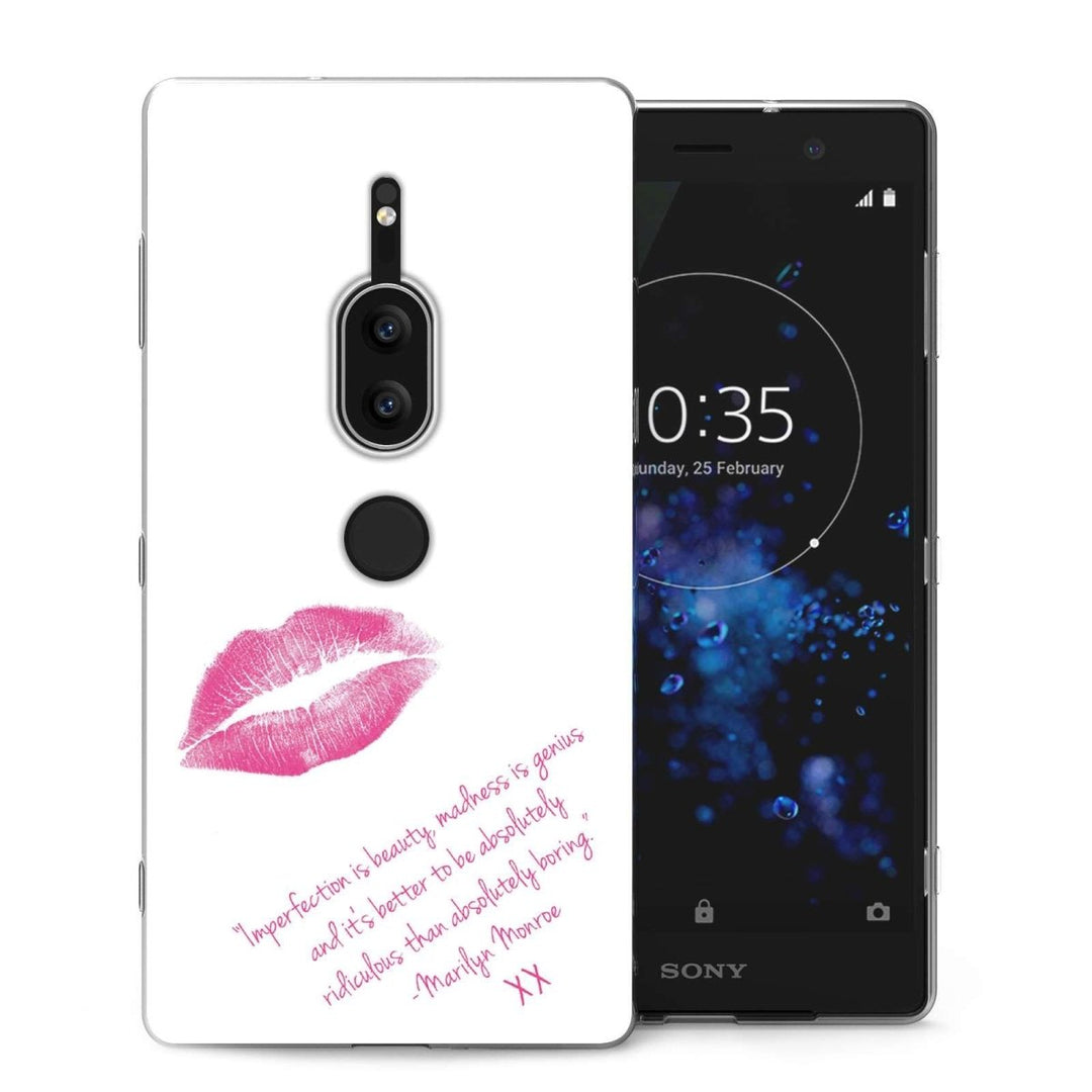 Sony Xperia XZ2 Premium Marilyn Monroe Quote TPU Gel Case - Mobile Madhouse