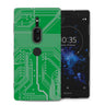 Sony Xperia XZ2 Premium Green Circuit Board TPU Gel Case