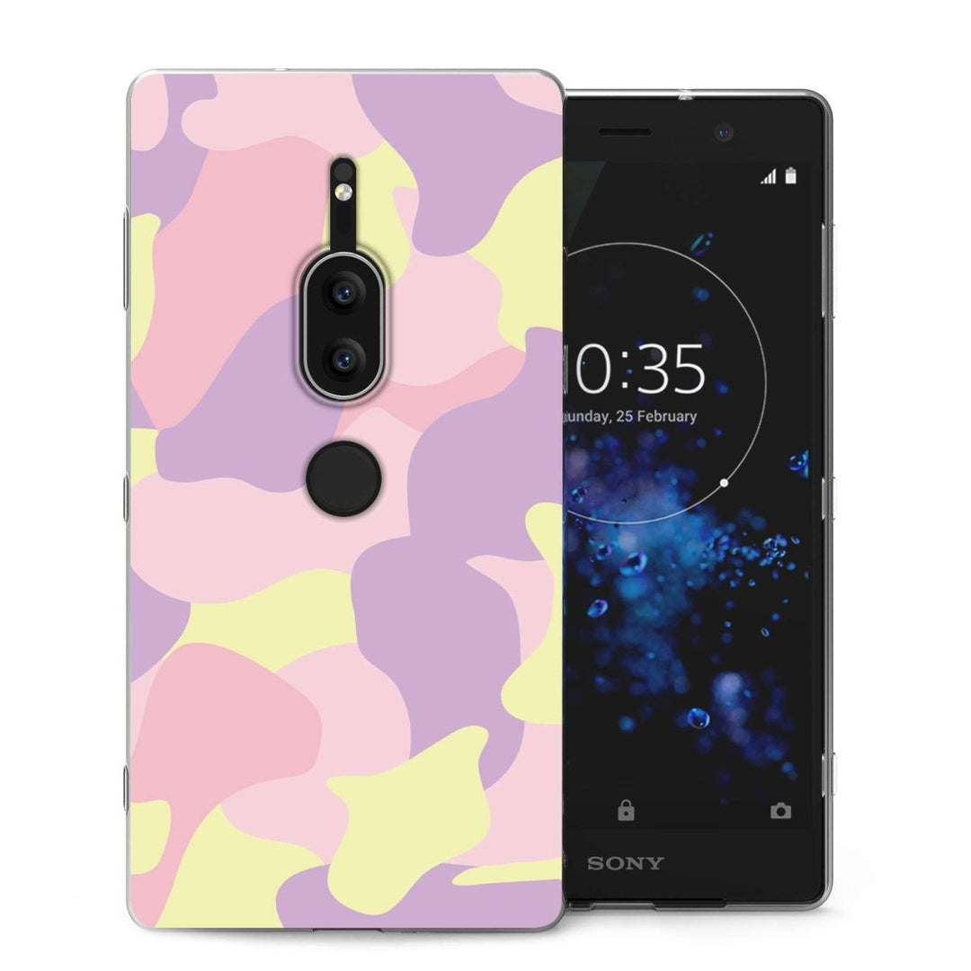 Sony Xperia XZ2 Premium Pink Camouflage TPU Gel Case - Mobile Madhouse