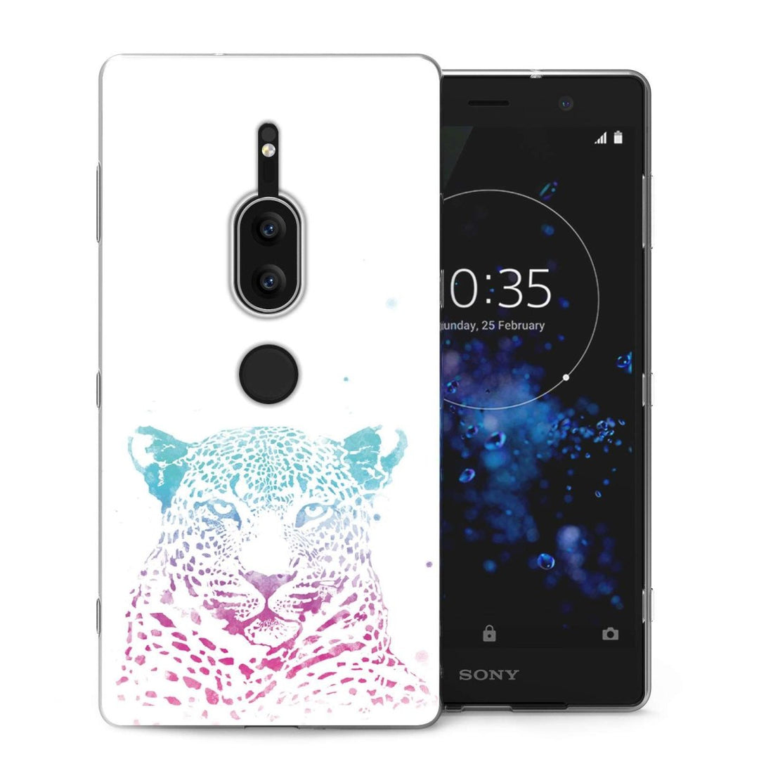 Sony Xperia XZ2 Premium Leopard Splash TPU Gel Case - Mobile Madhouse