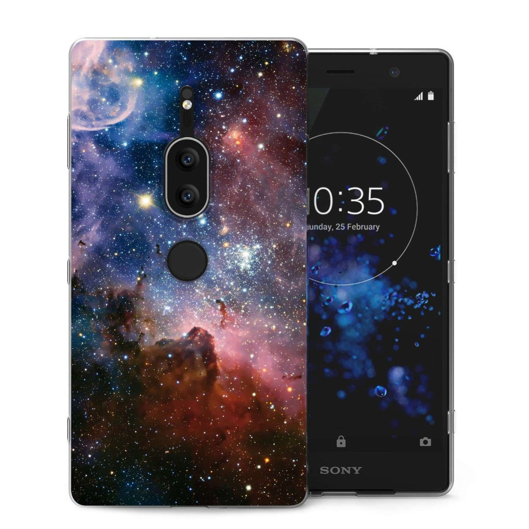 Sony Xperia XZ2 Premium Blue Constellation TPU Gel Case - Mobile Madhouse