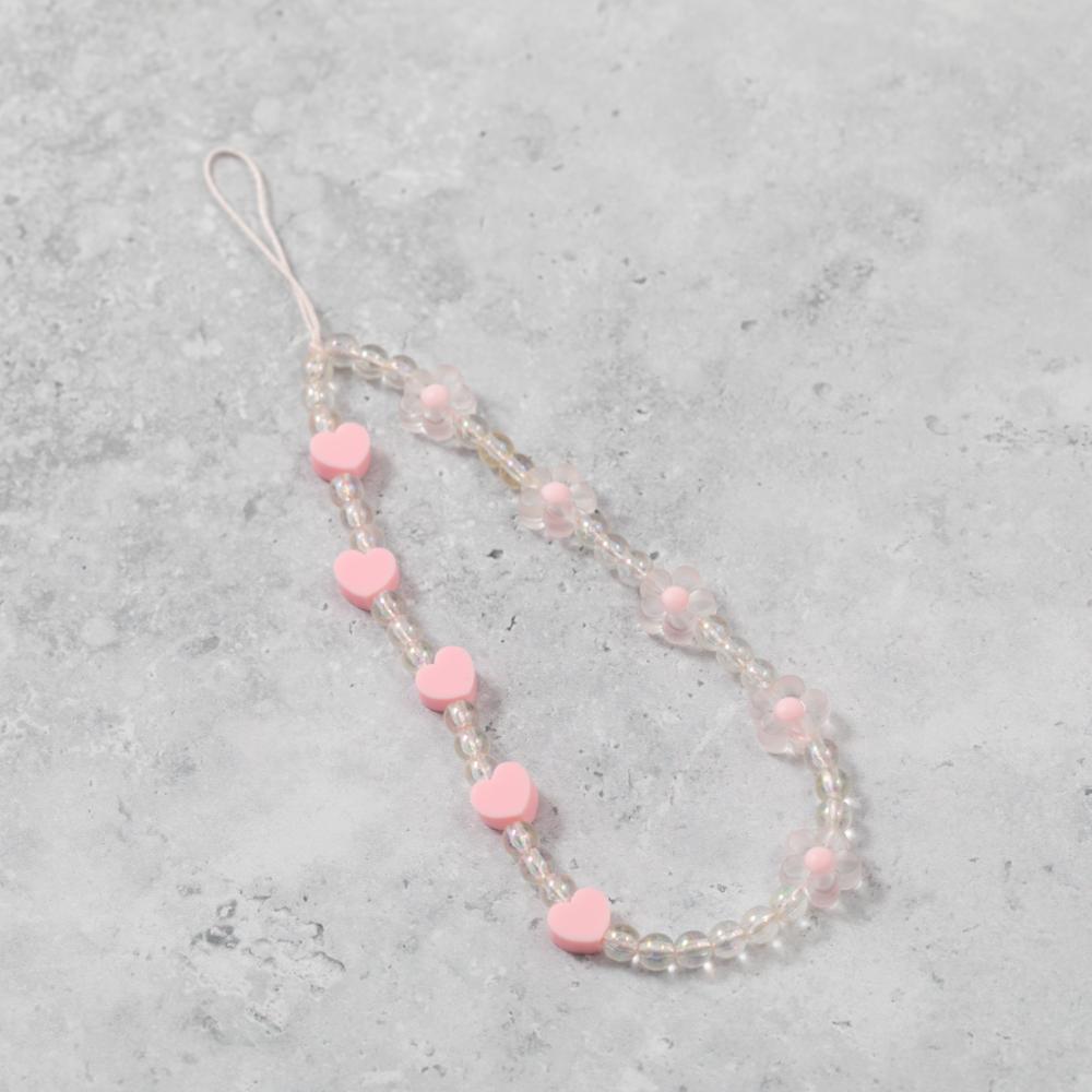 Daisy Hearts Phone Charm Strap