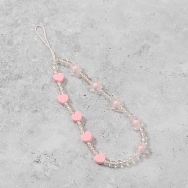 Daisy Hearts Phone Charm Strap