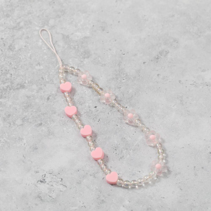 Daisy Hearts Phone Charm Strap