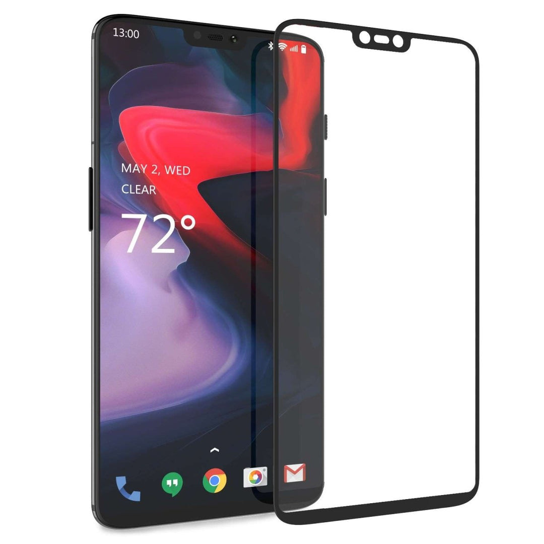 OnePlus 6 Glass Screen Protector (Single) - Black Edge - Mobile Madhouse