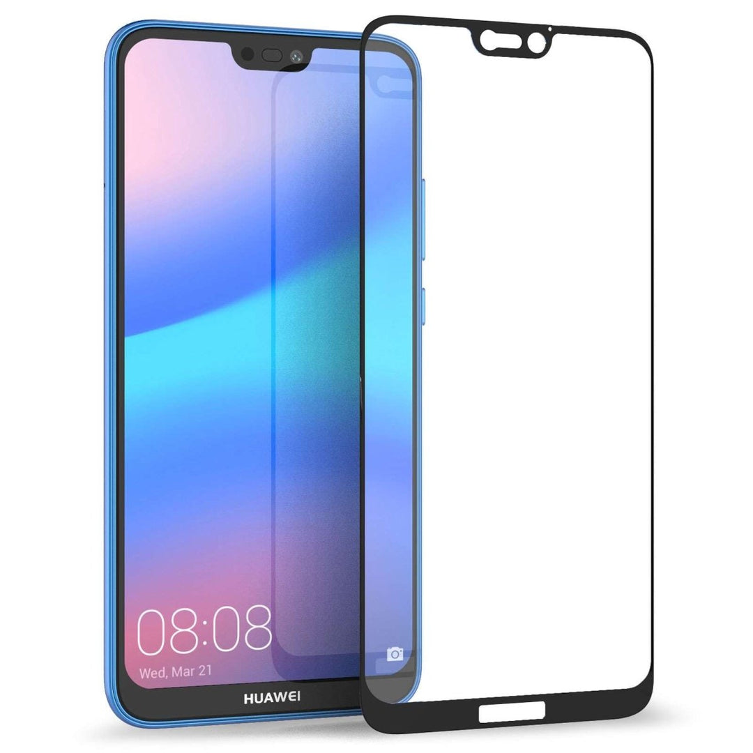 Huawei P20 Lite Glass Screen Protector - Black Edge - Mobile Madhouse