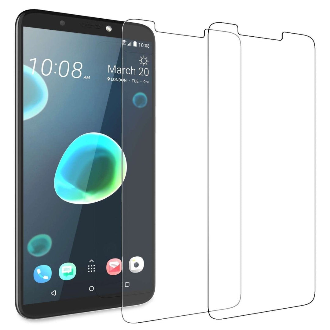 HTC Desire 12 Plus Tempered Glass (Twin Pack) - Clear - Mobile Madhouse