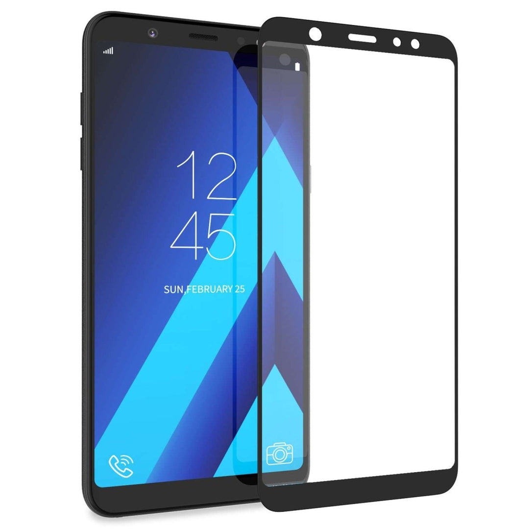 Samsung Galaxy A6 Plus (2018) Tempered Glass (Single) - Black Edge - Mobile Madhouse