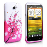 YouSave Accessories HTC One X Floral Bee Silicone Gel Case