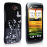 Yousave Accessories HTC One S Butterfly IMD Hard Case - Black