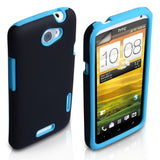 YouSave Accessories HTC One X Grip Combo Case - Blue