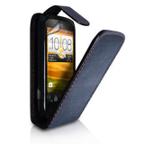 YouSave Accessories HTC Desire C Leather Effect Flip Case - Black