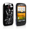 Yousave Accessories HTC Desire C Butterfly IMD Hard Case - Black