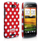 YouSave Accessories HTC One S Red Polka Dot Hard Case