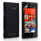 YouSave Accessories HTC 8X Hard Hybrid Case - Black