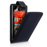 YouSave Accessories HTC 8X Leather Effect Flip Case - Black