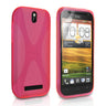 Yousave Accessories HTC One SV X Line Gel Case - Hot Pink