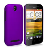 YouSave Accessories HTC One SV Purple Hard Hybrid Case