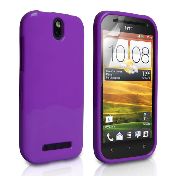 YouSave Accessories HTC One SV Purple Gel Case