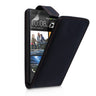 HTC One Leather-Effect Flip Case - Black