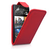 Yousave Accessories HTC One Leather-Effect Flip Case - Red