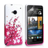 HTC One Floral Bee Silicone Gel Case