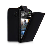 YouSave Accessories HTC ONE Mini Leather-Effect Flip Case - Black