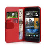 Yousave Accessories HTC One Mini Leather-Effect Wallet Case - Red