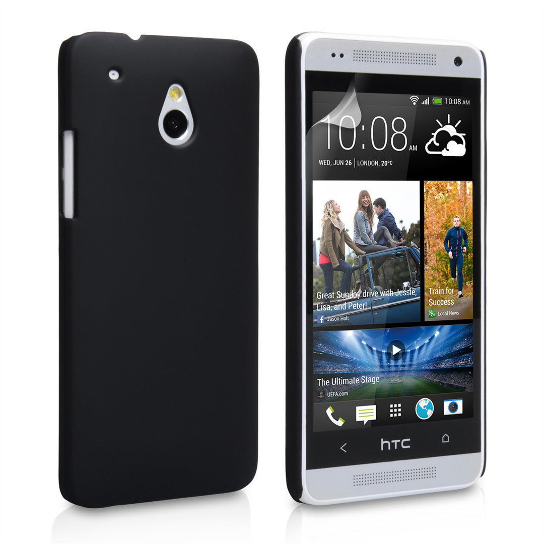 YouSave Accessories HTC ONE Mini Hard Hybrid Case - Black