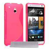 Caseflex HTC One Mini S-Line Gel Case - Hot Pink
