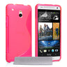 Caseflex HTC One Mini S-Line Gel Case - Hot Pink