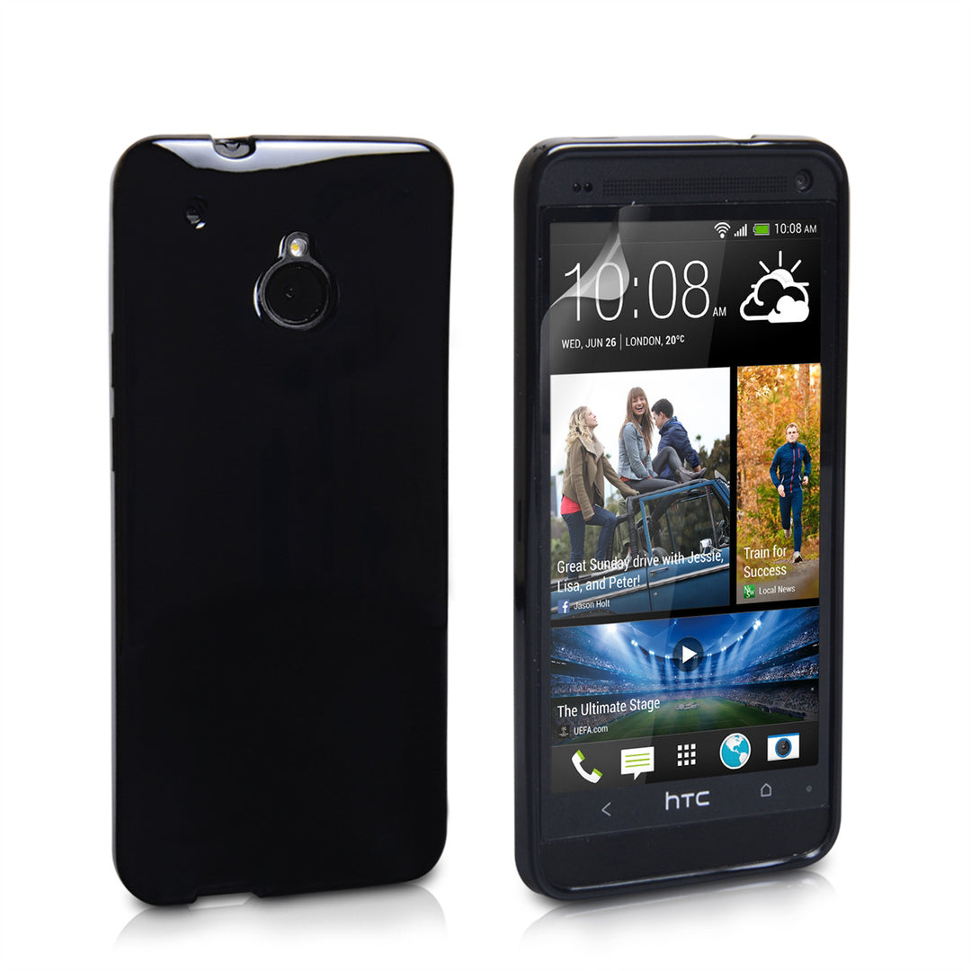 YouSave Accessories HTC ONE Mini Silicone Gel Case - Black