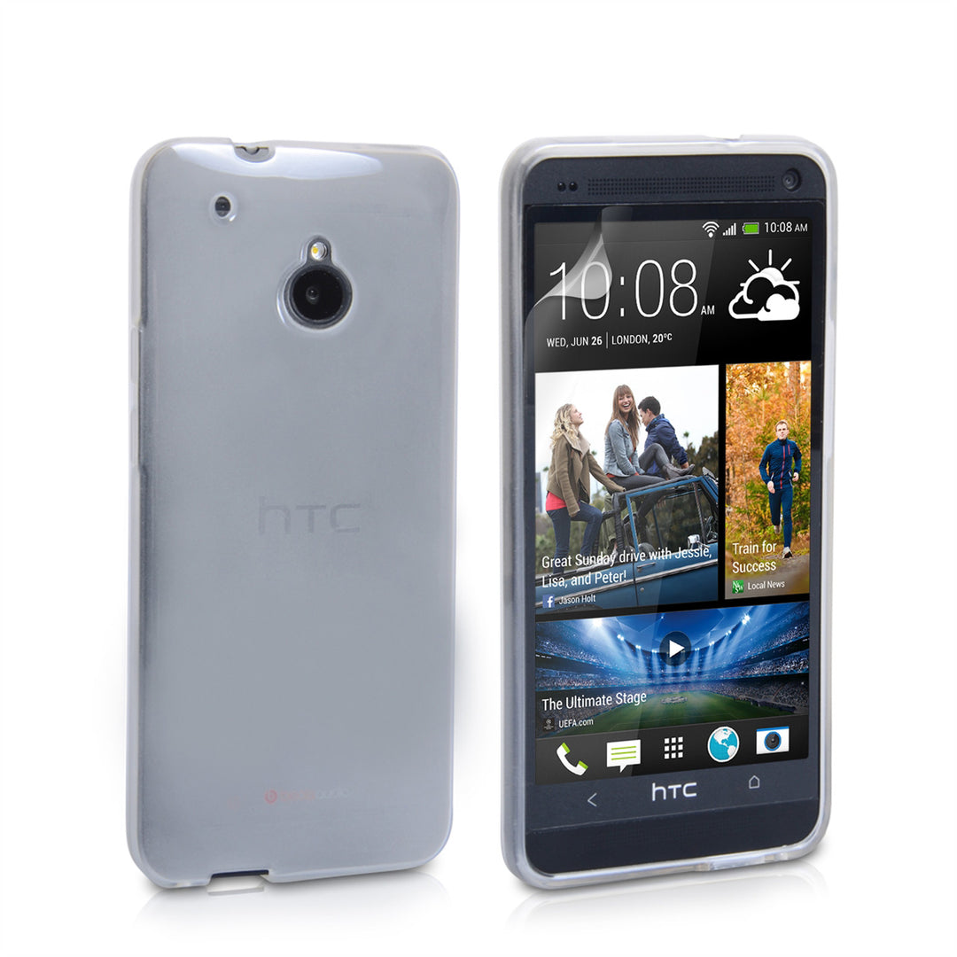 YouSave Accessories HTC ONE Mini Silicone Gel Case - Clear