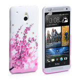 YouSave Accessories HTC One Mini Floral Bee Silicone Gel Case